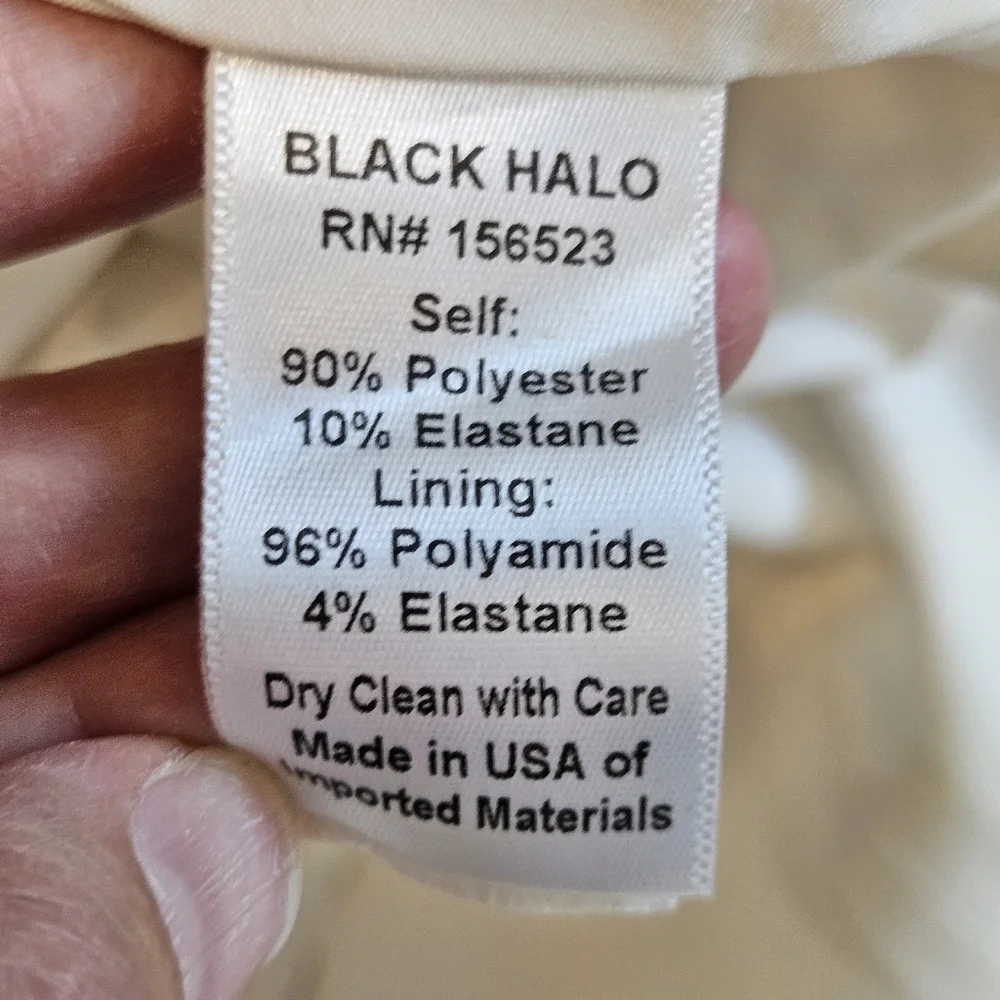Black Halo Floral Marie Dress Size 0